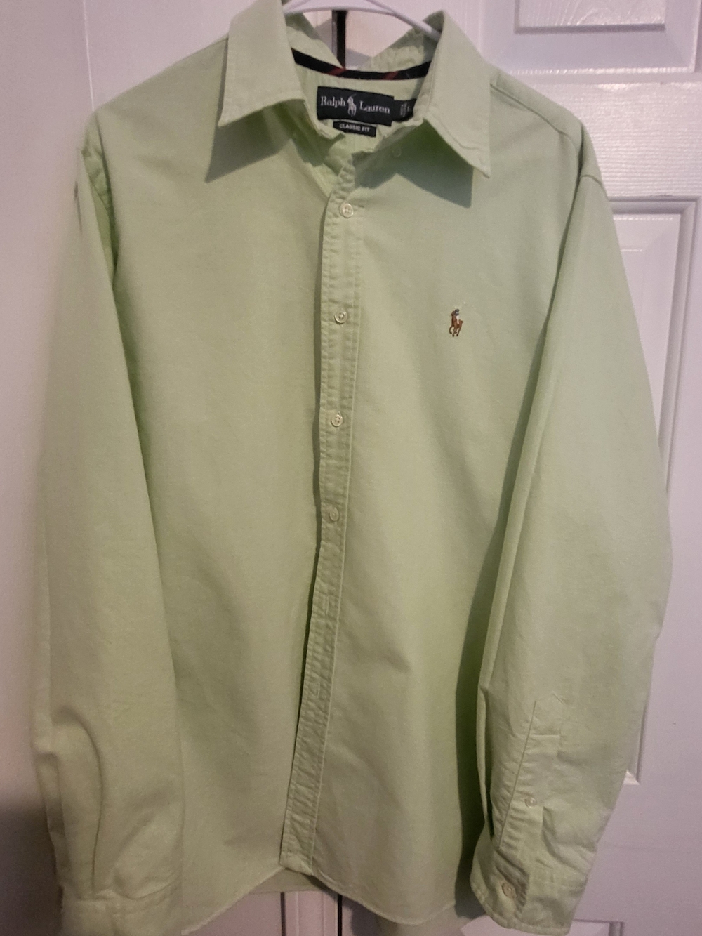 Ralph Lauren Pale Green Men's Button-Down Shirt